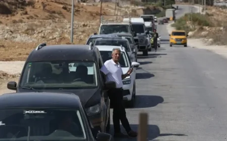 Time Stands Still at This West Bank Checkpoint as Movement Remains Blocked
