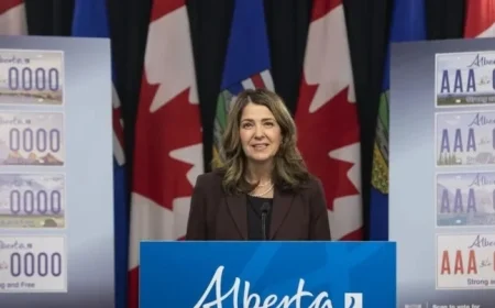 Alberta Government Unveils New ‘Strong and Free’ Licence Plate Design and Slogan Update