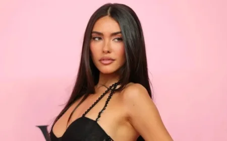 Madison Beer Stuns in a White Corset at Victoria’s Secret Fashion Show Performance