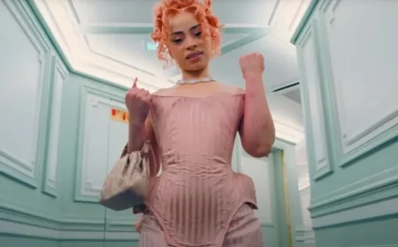 Ice Spice Twerks with Anok Yai and Suni Lee at Paris Fashion Week in Baddie Baddie Music Video