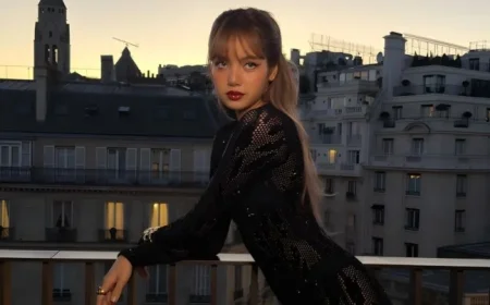 BLACKPINK’s Lisa Stuns in a Show-Stopping Sheer Black Gown