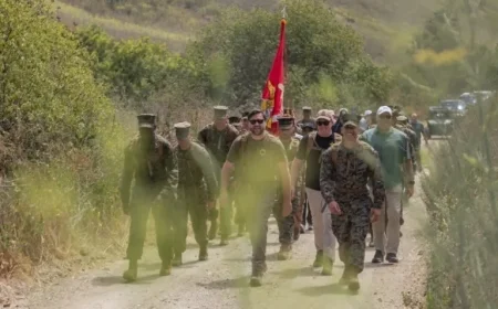 Former Marine and Vice President JD Vance Joins Camp Pendleton in Celebrating US Marine Corps 250th Anniversary