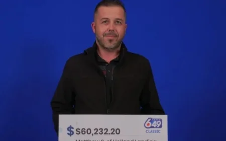 York Region Man Hits Lotto 6-49 Jackpot with Circle K Ticket in Surreal Win