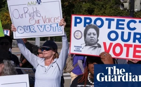 Protesters Champion Democracy Amidst Trump’s Influence Highlighting the Power of Every Vote