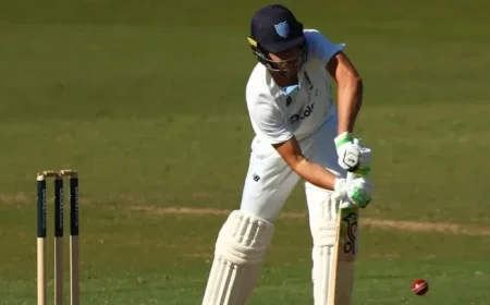 Konstas’ First Wicket Highlights Challenging Day for Batters in Shield Match