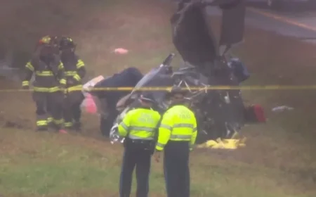 Rhode Island Couple Tragically Killed as Plane Crashes Minutes After Takeoff on I-195 in Dartmouth