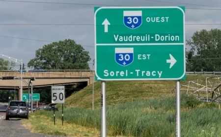 Traffic Jams and Lane Closures Cause Challenges on A30 in Longueuil Friday