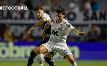 Neymar Celebrates as Santos Triumphs Over Corinthians Moving Away from Relegation Zone
