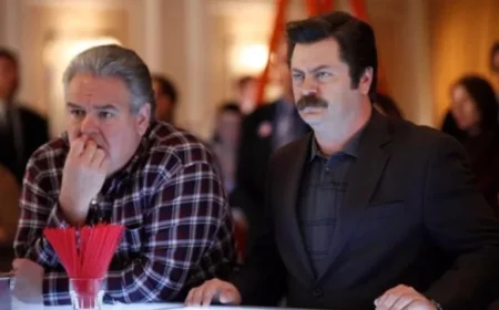 Ron Swanson Pulls Hilarious Plane Prank on Parks and Recreation Co-star Jerry Terry Larry Gergich