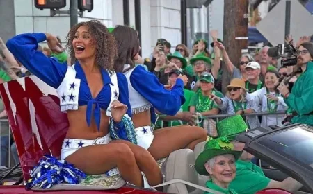 Dallas Cowboys Cheerleaders to Highlight Inaugural 23rd World’s Shortest St. Patrick’s Day Parade Event
