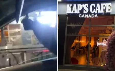 Video Footage Captures Gunfire Eruption at Comedian Kapil Sharma’s Canadian Cafe Once More
