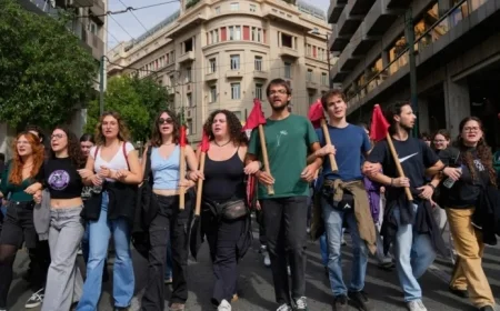 Greece Faces Second General Strike This Month Amid Union Protests Against New Labor Law