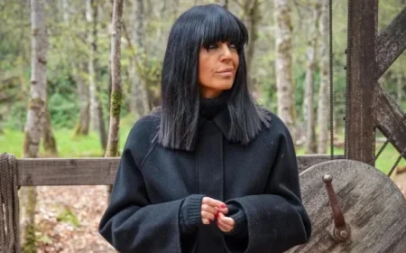 How to Get Claudia Winkleman’s Designer Look with These Affordable Plaid Trousers from Boden