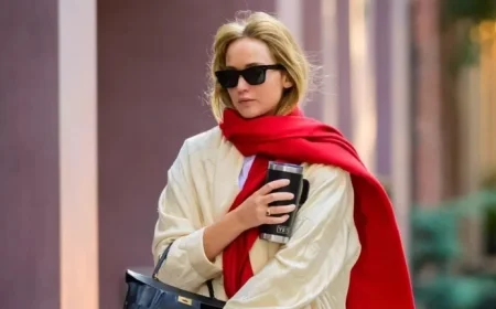 Jennifer Lawrence Elevates Her Fall Look with $150 Salomon Hiking Boots