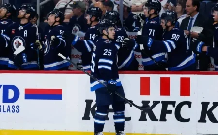 Jets’ Parker Ford Replaces Nikita Chibrikov for Thursday Clash Against Flyers