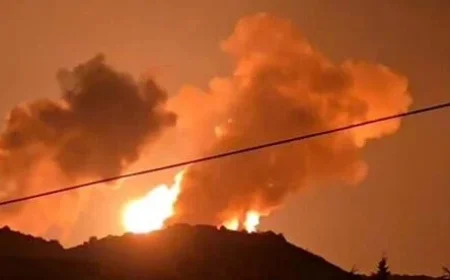 Israel targets and destroys Hezbollah sites illegally rebuilt after Lebanon ceasefire