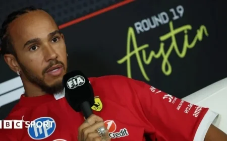Lewis Hamilton Calls Ferrari’s Potential Interest in Christian Horner as Future Boss a Distraction at US Grand Prix