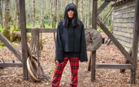 Claudia Winkleman Highlights the Timeless Appeal of Tartan and Brogues as the Ultimate Autumn Duo