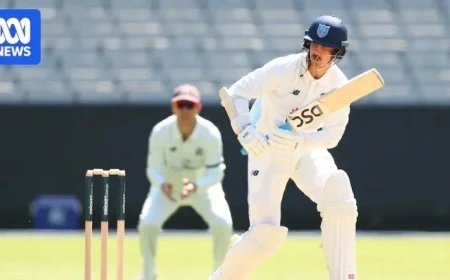 Australia’s Test Cricketer Nic Maddinson Announces Testicular Cancer Diagnosis