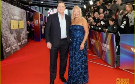Brendan Fraser Receives Heartfelt Support from Girlfriend Jeanne Moore at London’s ‘Rental Family’ Event