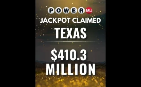 Texas lottery winner secures portion of record-breaking $1.8 billion Powerball jackpot