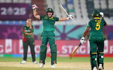 South Africa’s Goal for Four Consecutive Wins in Jeopardy as Rain Looms