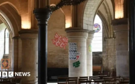 JD Vance Comments Ignite Praise for Canterbury Cathedral Graffiti Art