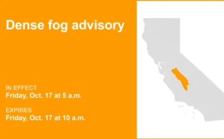 Central Valley Faces Dense Fog Advisory on Friday Expect Hazardous Driving Conditions