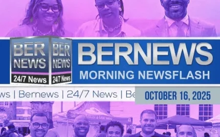 Watch Now: October 16th Bernews Morning News Flash Highlights
