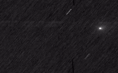 Mars Probe Captures Rare Images of Interstellar Comet Debunking Alien Spaceship Theories