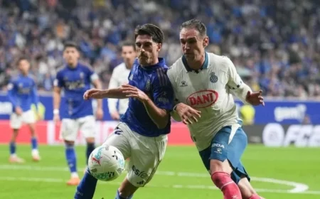 Kike García Propels Espanyol Forward with Thrilling Goal in Oviedo