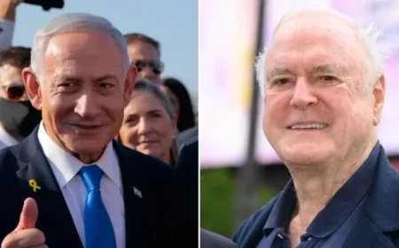 John Cleese Blasts Netanyahu with Bold Treason Accusation in Social Media Rant