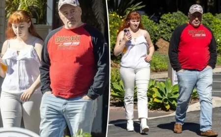 Matt LeBlanc and daughter Marina 21 spotted during exclusive family outing in California