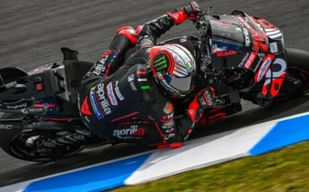 Blistering Bezzecchi Breaks Lap Record to Dominate Day 1 in Australia