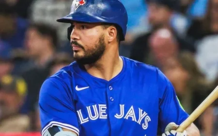 Jays’ Santander Sidelined for Rest of Playoffs Due to Back Injury