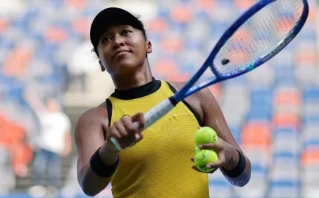 Osaka Withdraws from Japan Open Quarterfinal Due to Leg Injury