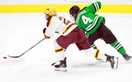 Minnesota vs UND Showdown Live See No 13 Battle No 8 in Thrilling GameCenter Matchup