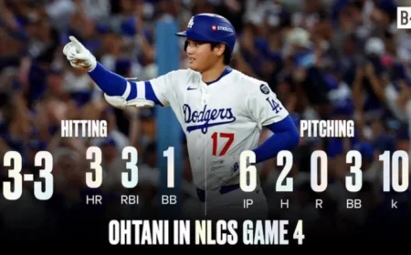 MLB Fans Buzz About Shohei Ohtani’s Historic Playoff Performance as Dodgers Sweep Past Brewers