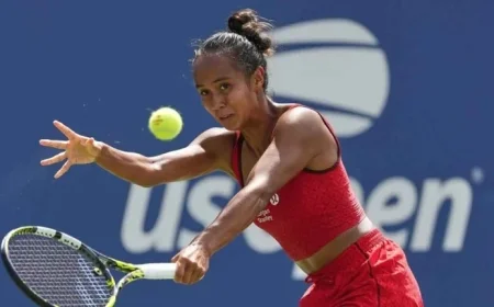 Leylah Fernandez of Canada Reaches Japan Open Quarterfinals