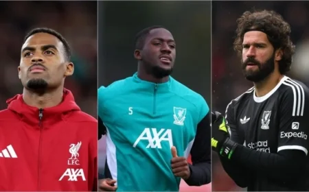 Latest Fitness News Ryan Gravenberch Ibrahima Konate and Alisson Becker Updates