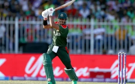 Veteran Opener Soumya Sarkar Returns for Bangladesh’s Home ODI Series Against West Indies