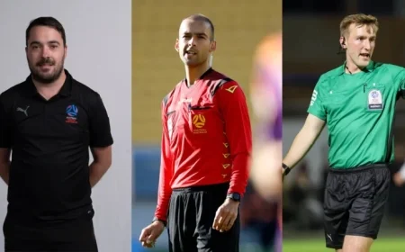 Discover the Match Official Appointments for Isuzu UTE A-League Men and Australia Champions Round 2
