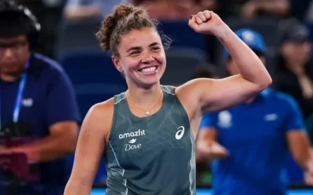 Jasmine Paolini triumphs over Veronika Kudemertova to secure quarterfinal showdown with Belinda Bencic