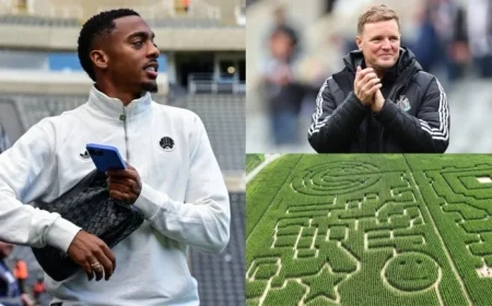 Eddie Howe Consults Joe Willock on Viral ‘Lost in Maze’ Tale as Hilarious Rumor Reaches Newcastle Training Ground