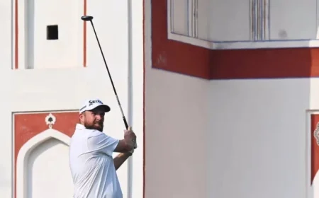 Shane Lowry Inches Behind Tommy Fleetwood in Exciting Golf Face-Off in Delhi