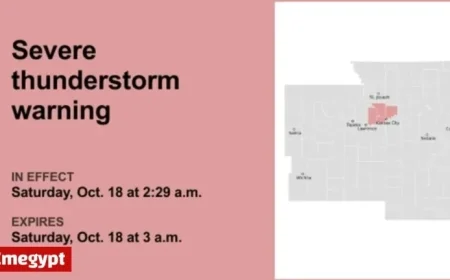 Kansas City Faces Intense Overnight Thunderstorm Alert until 3 AM Saturday