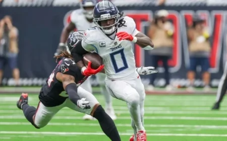 Titans Face Patriots Without Key Players Ridley and Key on Sunday