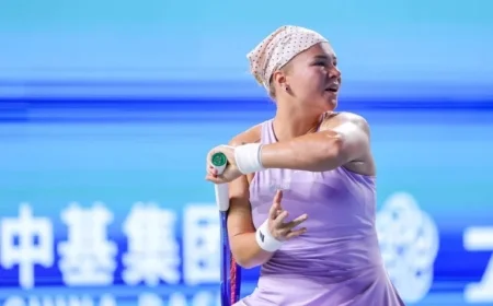 Shnaider Stops Zhu’s Winning Streak to Reach 2025 Ningbo Semifinals