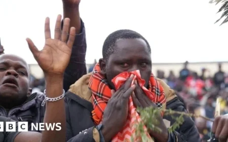 Massive crowds of heartbroken mourners gather to honor Raila Odinga at his funeral
