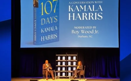 Kamala Harris Visits Durham to Discuss Her New Memoir 107 Days